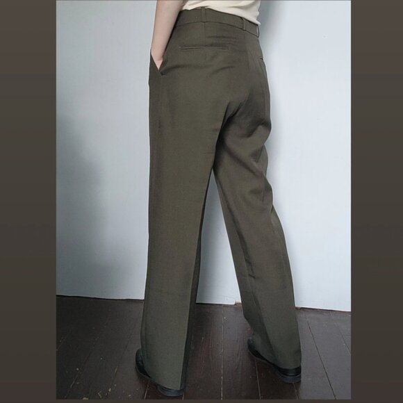 Moss green dress pants - Picture 4 of 9
